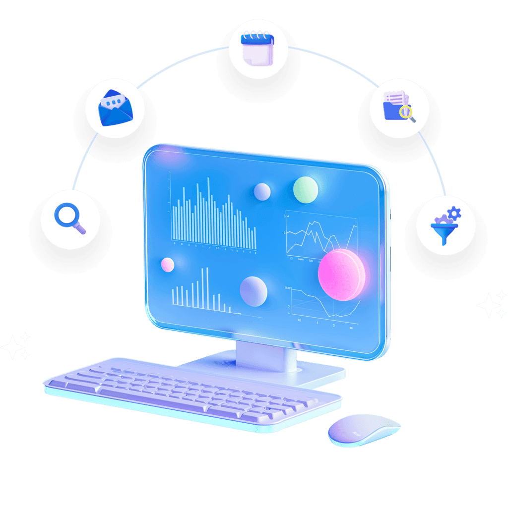 Illustration intégrateur de logiciels de gestion
